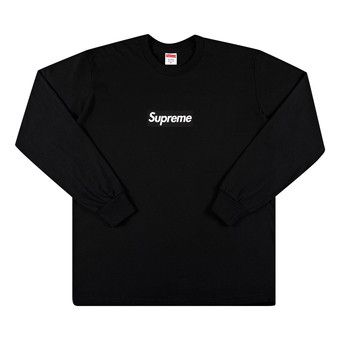 Buy Supreme Box Logo Long-Sleeve Tee 'Black' - FW20T15 BLACK 