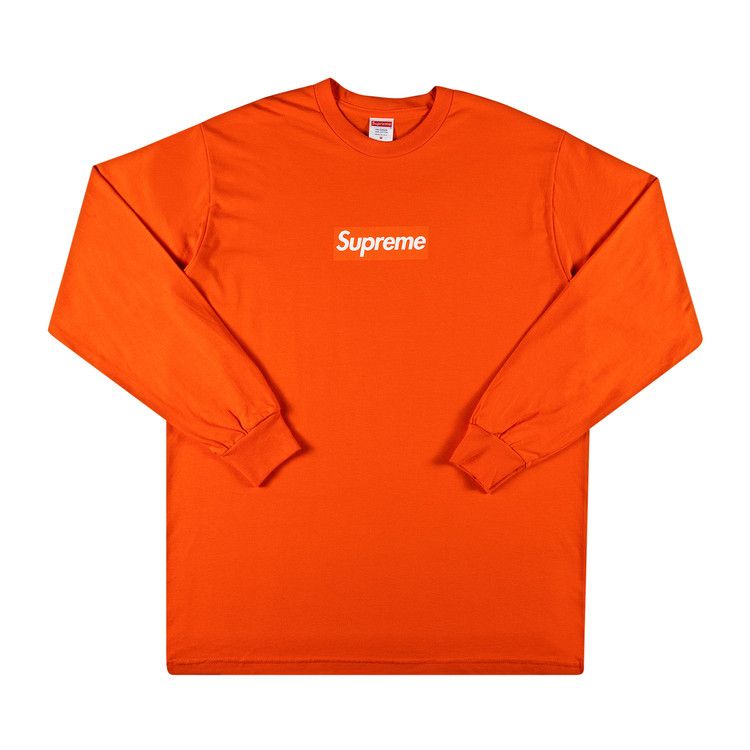 Buy Supreme Box Logo Long-Sleeve Tee 'Orange' - FW20T15