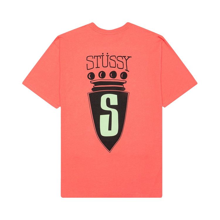 Stussy S Crest T-Shirt Pale Red