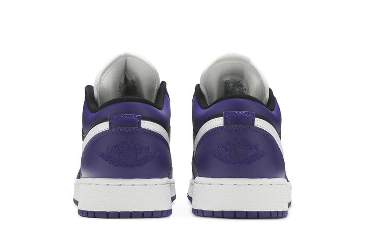 Air Jordan 1 Low Gs Black Court Purple