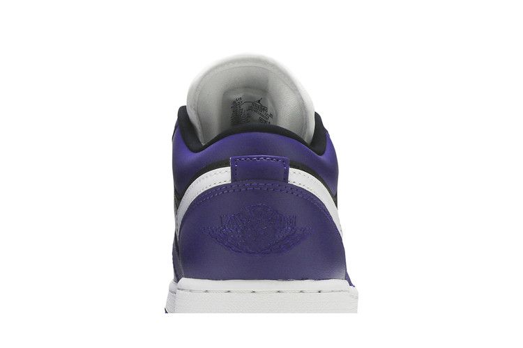 Air Jordan 1 Low Gs Black Court Purple