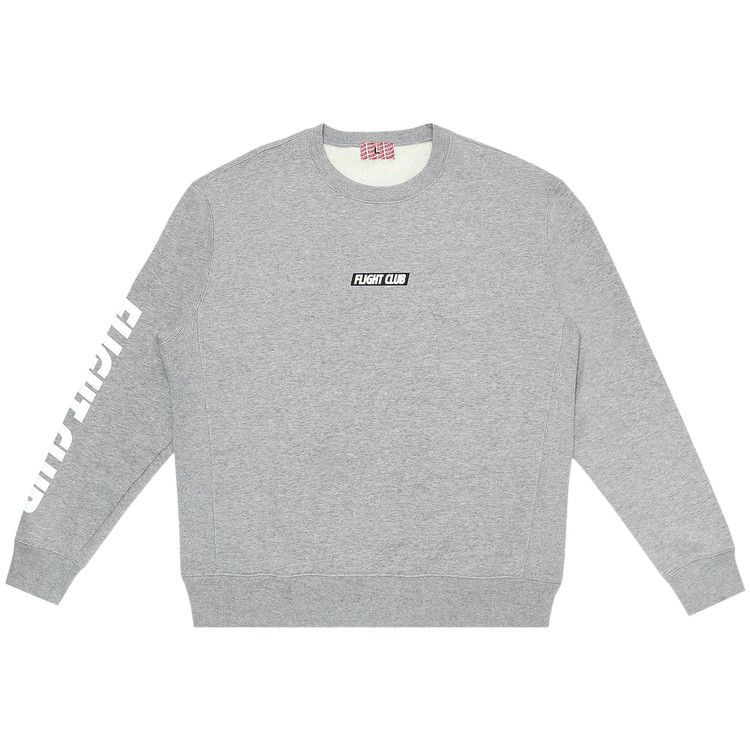 Flight Club Oversized Logo Crewneck Gray