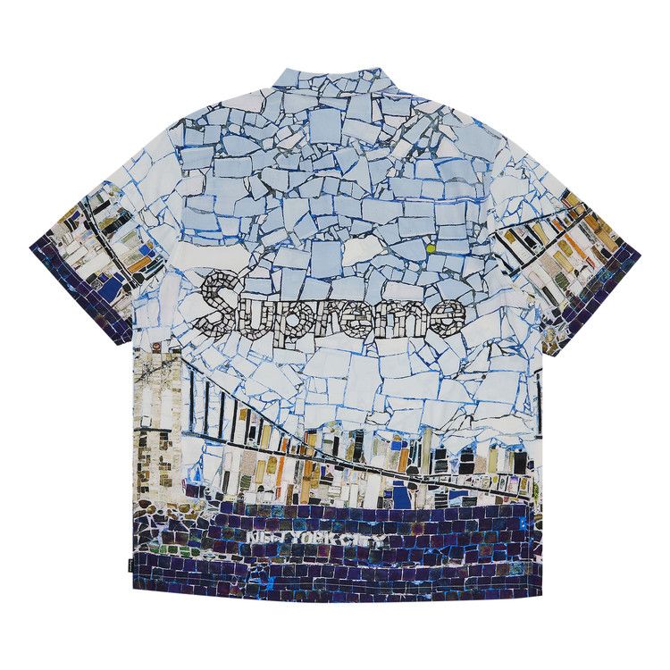Supreme Mosaic Short-Sleeve Shirt 'multicolor'