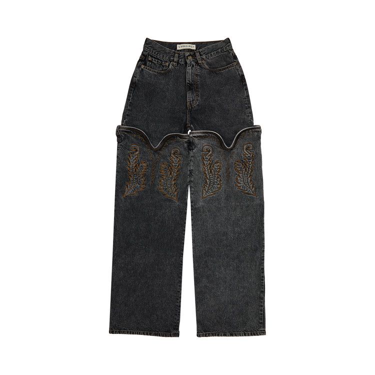 パンツ Yproject cowboy jeans Y/PROJECT - Evergreen Maxi Cowboy Cuff Jeans | HBX