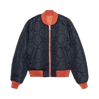 Stussy Built Reversible Bomber Jacket Brick Price in India
