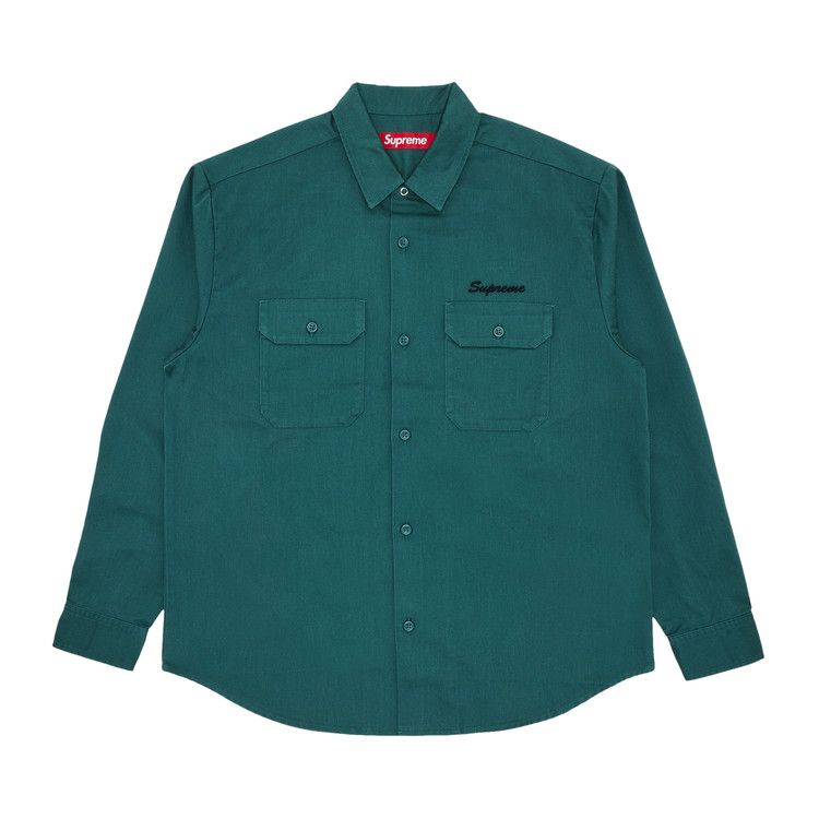Supreme Our Lady Work Shirt 'Work Green'