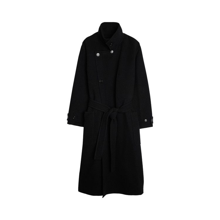 Buy Lemaire Wrap Coat 'Black' - CO1037 LF1116 BK999 | GOAT