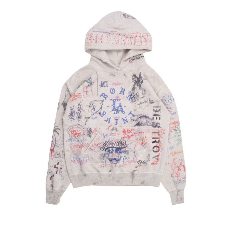 Buy SAINT Mxxxxxx LA Hoodie 'Grey' - SM YS8 0000 C11 | GOAT