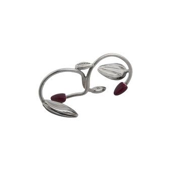 Buy Lemaire Girasol Double Ring 'Silver' - JW0026 LO036 BK927 | GOAT