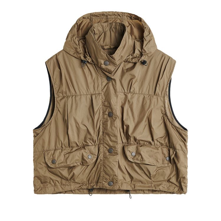 Our Legacy Cropped Exhale Puffa Vest 'Cavalry Olive' — foto 2