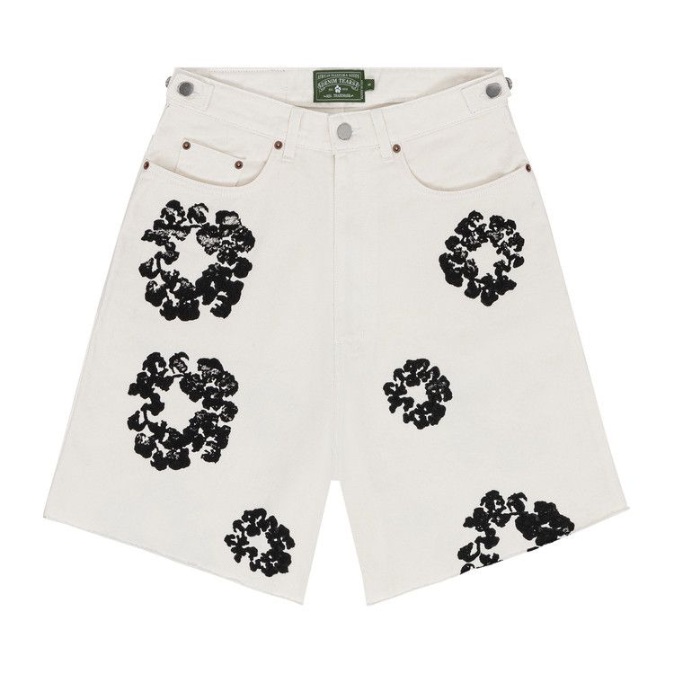 パンツ DENIM TEARS / COTTON WREATH DENIM SHORT Denim Tears The Cotton Wreath Shorts Navy Men's - FW23 - US