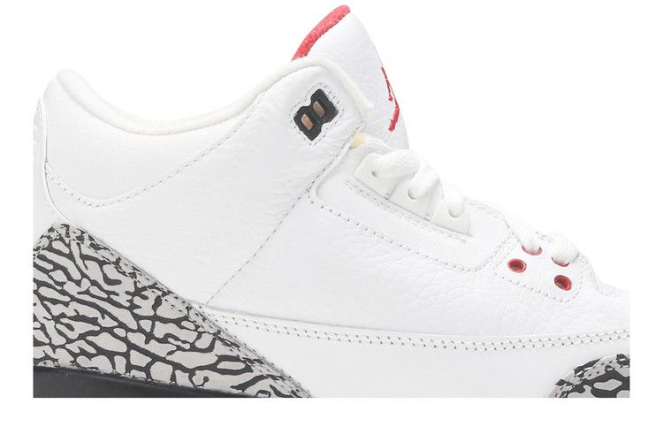 Jordan 3 white cement with swoosh best sale