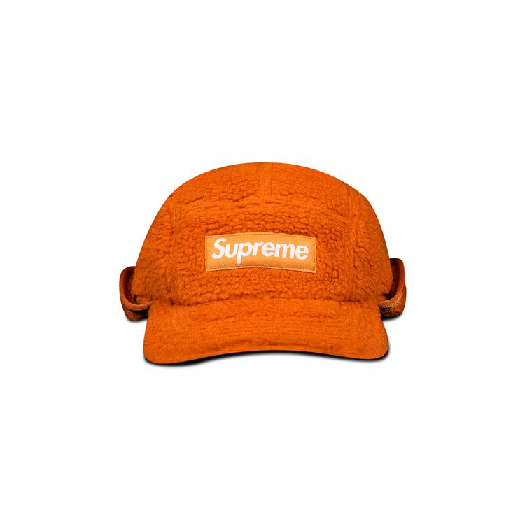 Buy Supreme Deep Pile Earflap Camp Cap 'Orange' - FW20H54 ORANGE