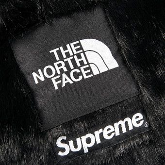 Buy Supreme x The North Face Faux Fur Nuptse Jacket 'Black