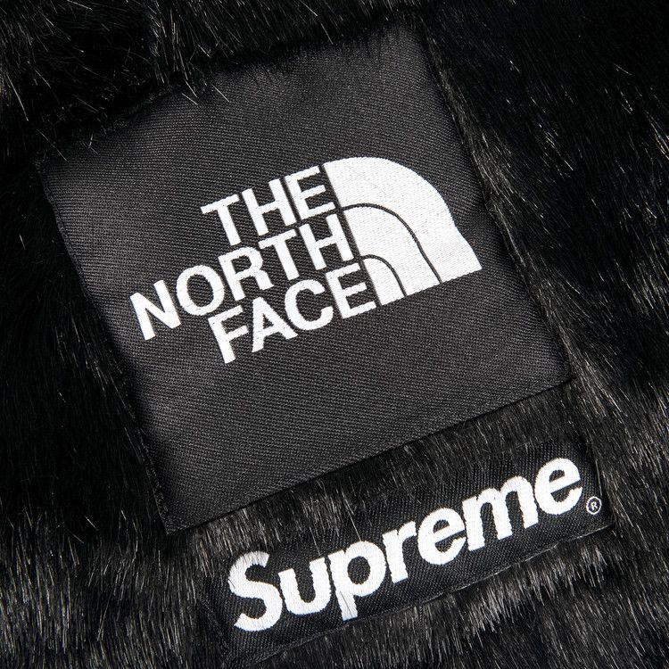 Buy Supreme x The North Face Faux Fur Nuptse Jacket 'Black ...
