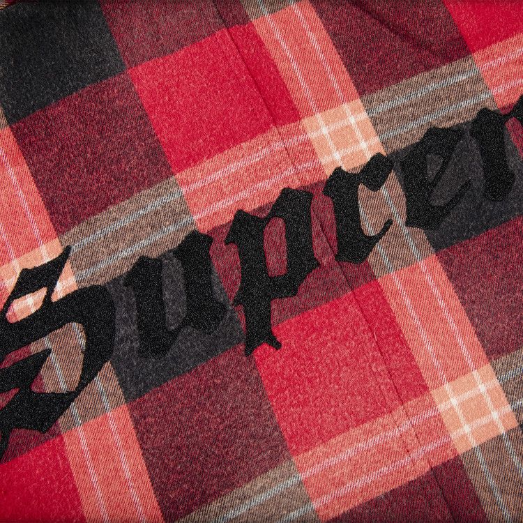 Buy Supreme Quilted Flannel Shirt 'Red' - FW20S20 RED | GOAT