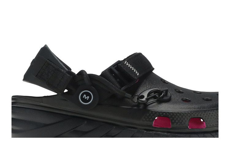 Post Malone × Crocs Duet Max 2 \\"Black\\" Crocs - Post Malone X Crocs Duet Max Clog II 'Black' - VegNonVeg