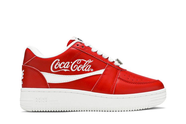 28cm Coca-Cola BAPE スニーカー ホワイト/レッド 28cm Coca-Cola BAPE スニーカー ホワイト/レッド
