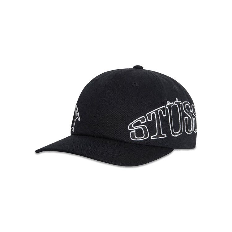 STUSSY LOW PRO ARC STRAPBACK ステューシー 黒 Buy Stussy Arc Low Pro Strapback Hat 'Black' - 1311130 BLAC