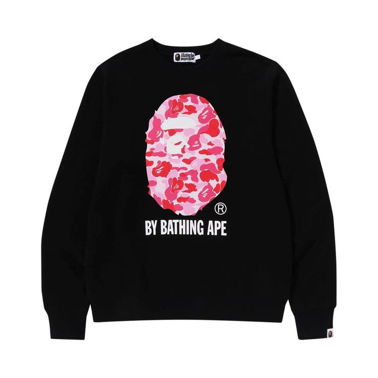 A BATHING APE スウェット ブラック ピンク XL Buy BAPE ABC Camo By Bathing Ape Organic Crewneck Sweatshirt