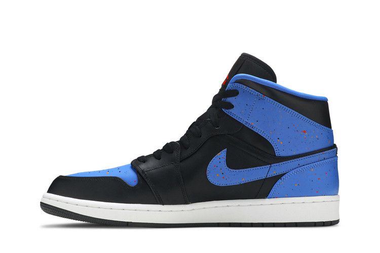 Size 10.0 Air Jordan 1 Mid 'Royal Splatter'