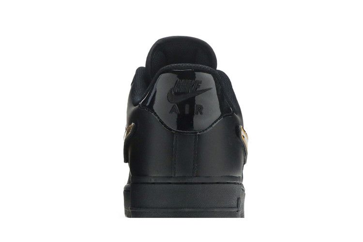 air force 1 removable swoosh black