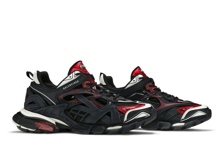 Balenciaga Track.2 Trainer Black Burgundy
