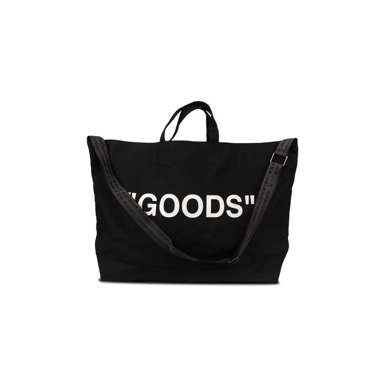 Buy Off White Goods Tote Bag Black OMNA054E195210571001 GOAT