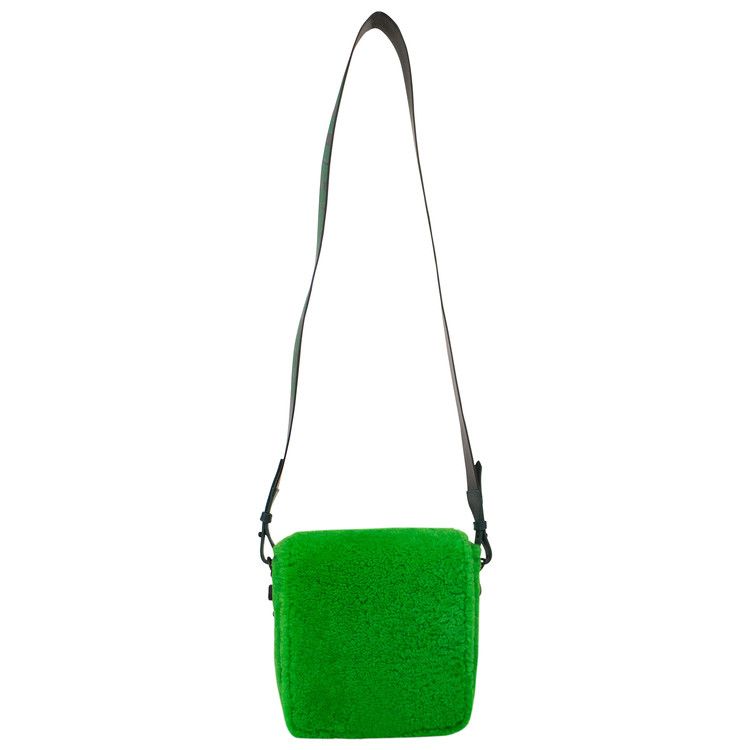 【正規通販】 Buy Off-White 'Green Bag Messenger Binder Fuzzy 絵画