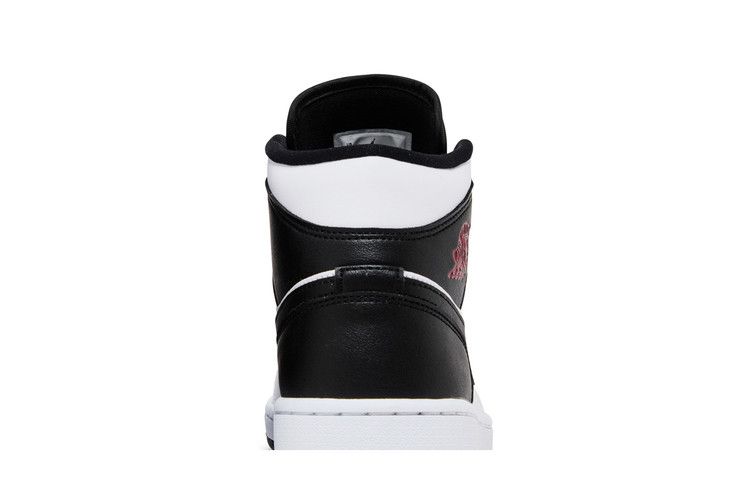 Wmns Air Jordan 1 Mid 'white Black'