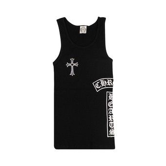 クロムハーツ CHROME HEARTS タンクトップ 黒 S トップス