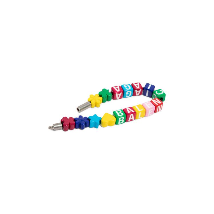 アクセサリー BALENCIAGA Toy Beads Bracelet Buy Balenciaga Beaded Toy Bracelet 'Pink/Red/Silver