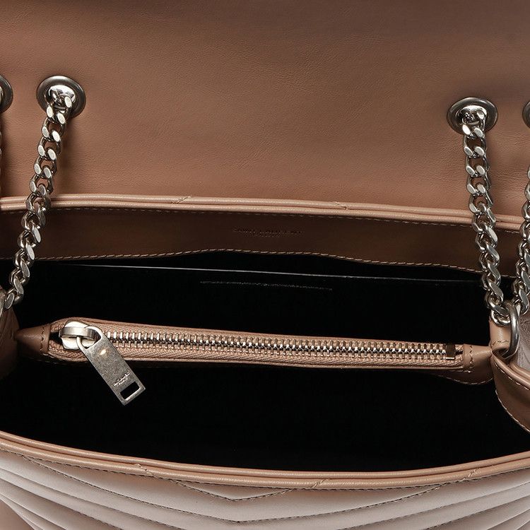 Saint Laurent Loulou Shoulder Bag Gold Sand