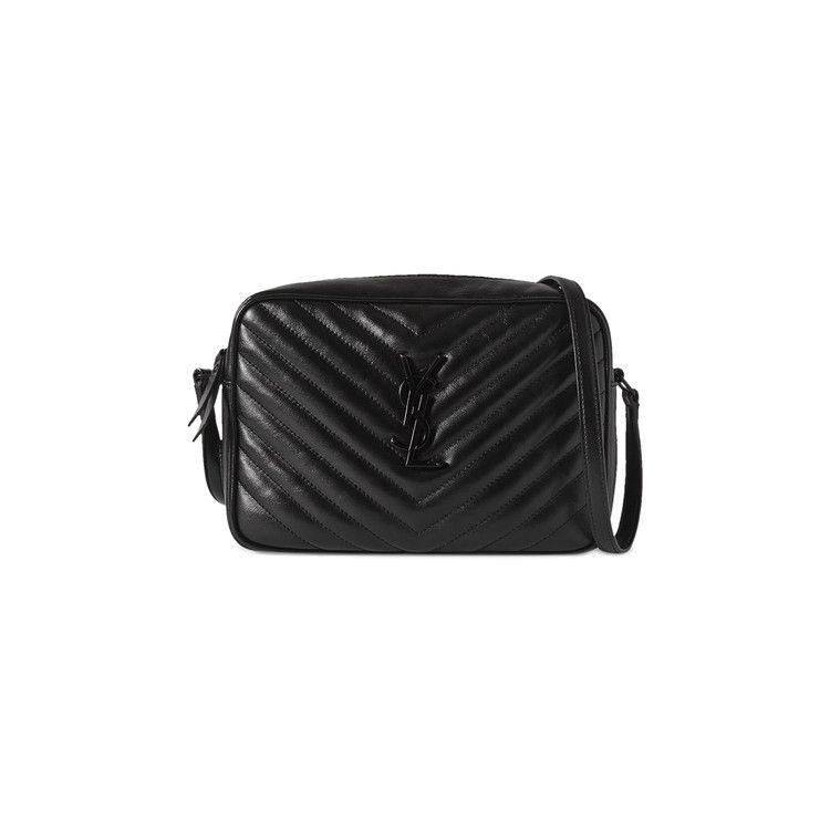Saint Laurent Lou Quilted Leather Shoulder Bag Nero
