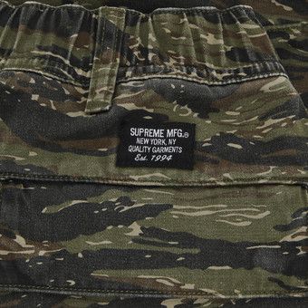 Buy Supreme Cargo Short 'Olive Tiger Camo' - SS24SH13 OLIVE