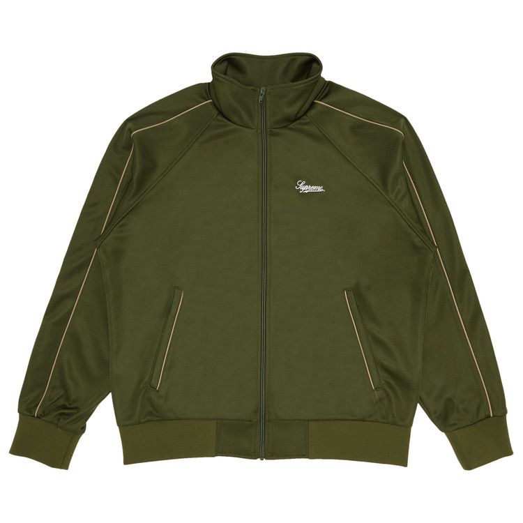 Buy Supreme Tricot Track Jacket 'Olive' - SS24J30 OLIVE | GOAT