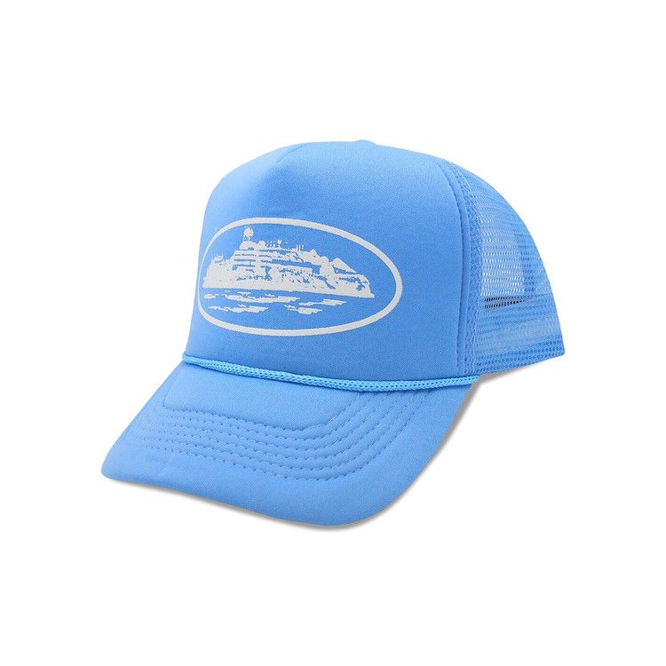 Buy Corteiz Alcatraz Trucker Hat 'Baby Blue' - 7892 1SS220710ATH BABY | GOAT