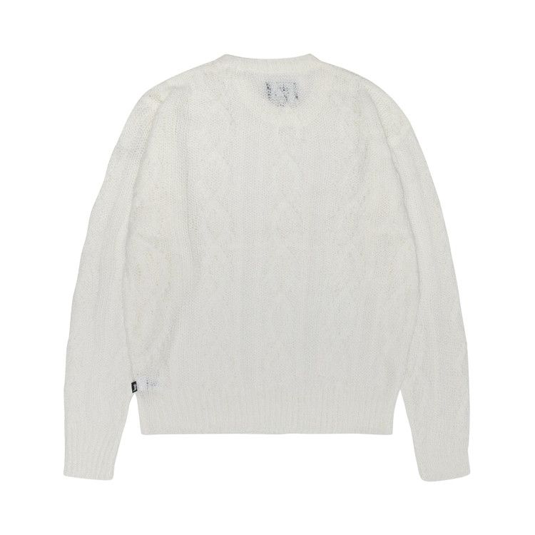 Stussy Cable Loose Knit Sweater 'ivory'