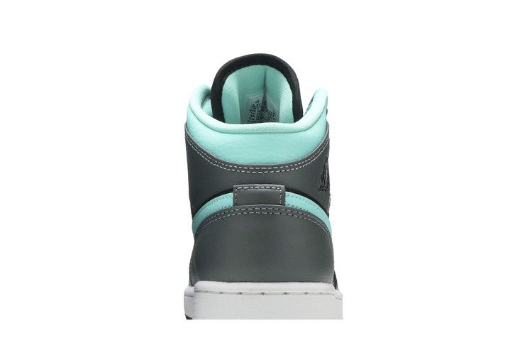 Air Jordan 1 Mid Gs Grey Aqua