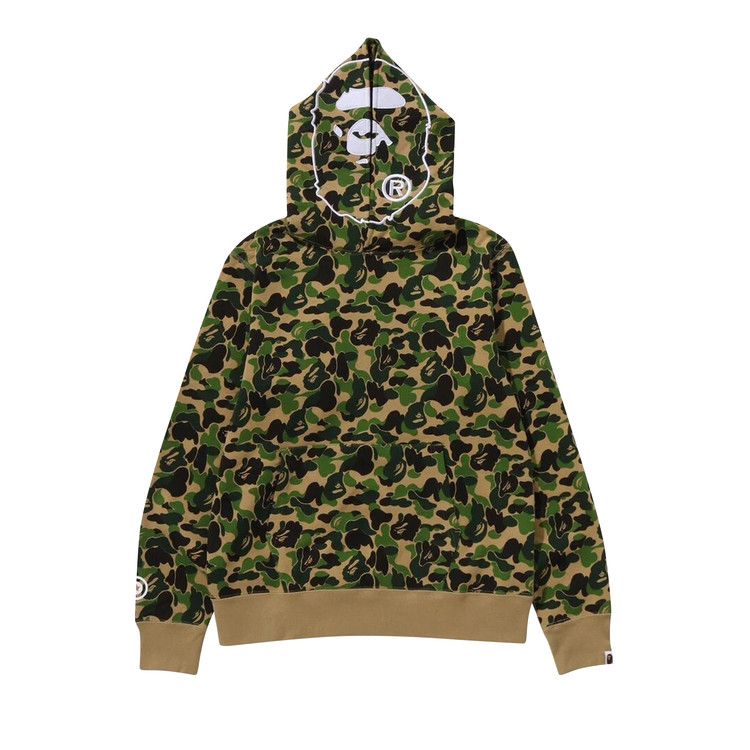 Bape Abc Camo 2nd Ape Pullover Hoodie 'green'