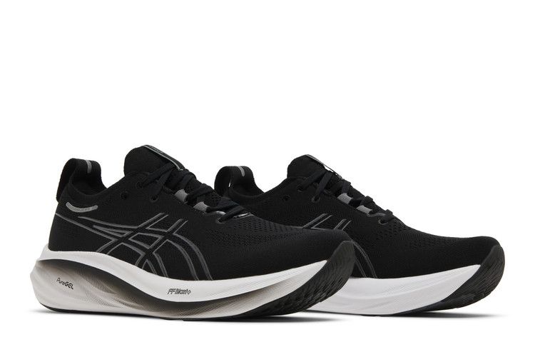 Asics Gel Nimbus 26 4e Wide Black Graphite Grey