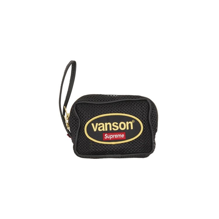 Buy Supreme x Vanson Leathers Cordura Mesh Wrist Bag 'Black