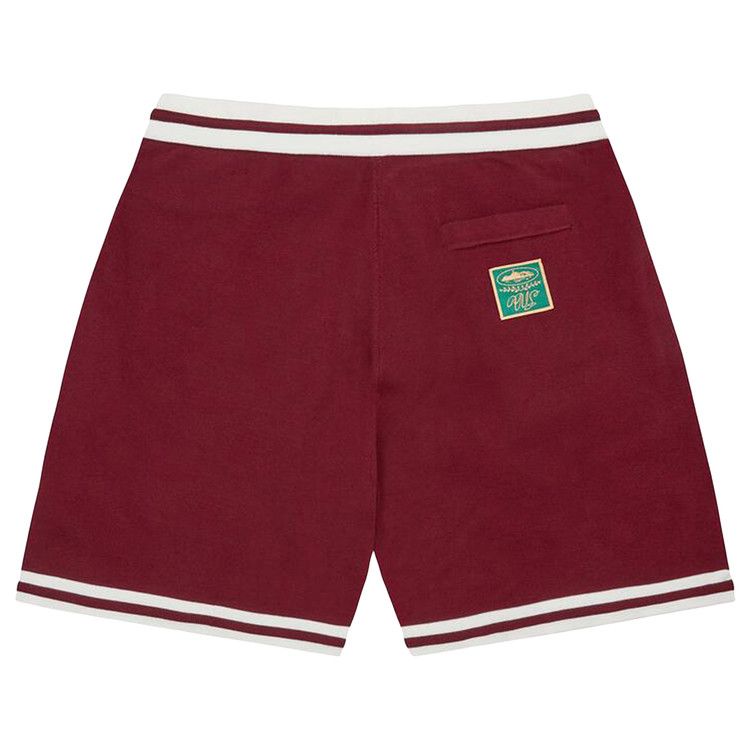 Buy Corteiz Deala Knit Shorts 'Burgundy' - 7892 1SS240202DKS BURG 