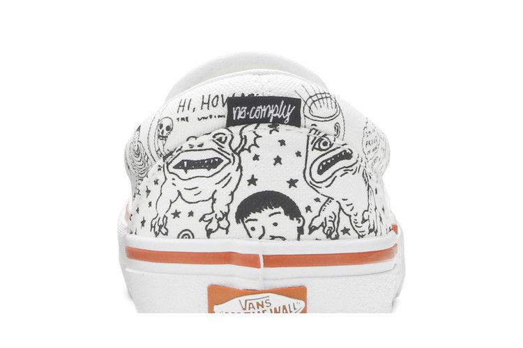 No-Comply X Daniel Johnston X Vans Slip-On Pro Doodles