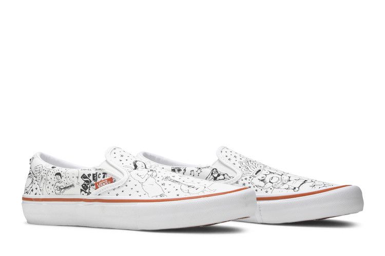 No-Comply X Daniel Johnston X Vans Slip-On Pro Doodles