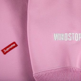 Buy Supreme x WINDSTOPPER Zip Up Hooded Sweatshirt 'Pink