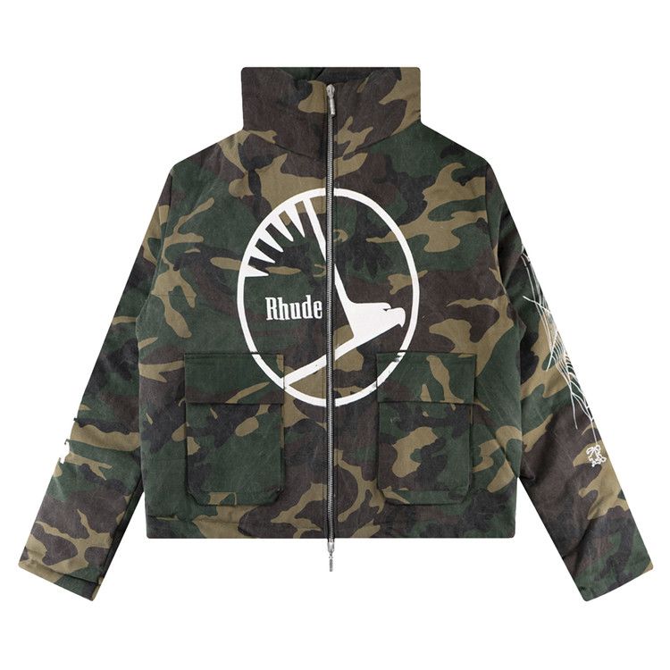 【YZERR着用】 RHUDE CAMO PUFFER DOWN JACKET Rhude - Camo Puffer Jacket | HBX - Globally Curated Fashion