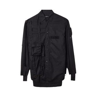 Buy Raf Simons Redux Pockets And Straps Shirt 'Black' - A01