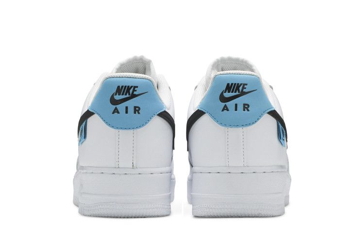 air force 1 white black blue fury