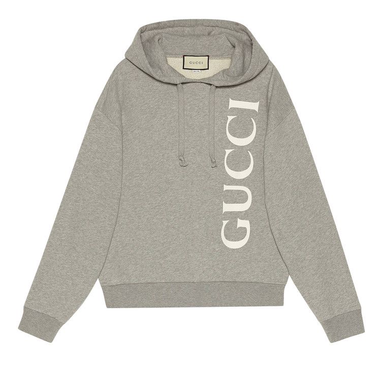 Buy Gucci Print Hooded Sweatshirt 'Medium Grey' - 604974 XJB1D